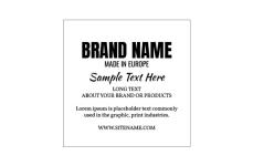 Etiquetas de cuero sintético Model EP-M137