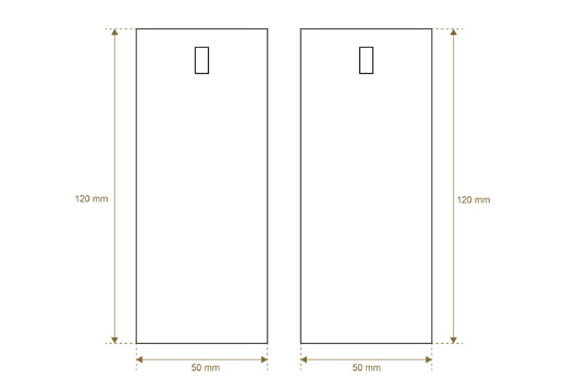 Etiqueta de cartón Model HT-M110