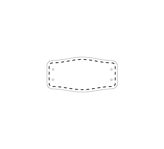 Etiqueta de cuero sintético Model EP-M114