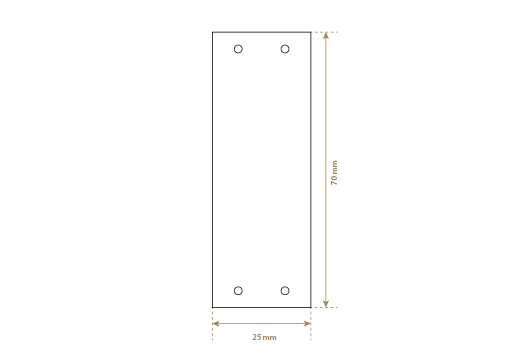 Etiqueta de cuero artificial Model EP-M119
