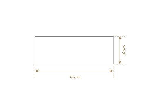Etiqueta de cuero natural Model EP-M12