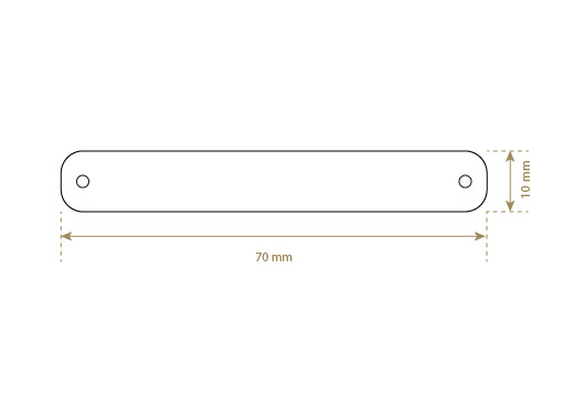 Etiqueta de cuero sintético Model EP-M130