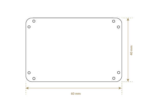 Etiqueta de cuero sintético Model EP-M151