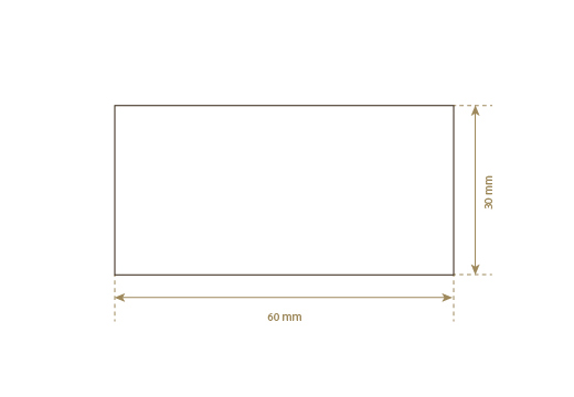 Etiqueta de cuero sintético Model EP-M154