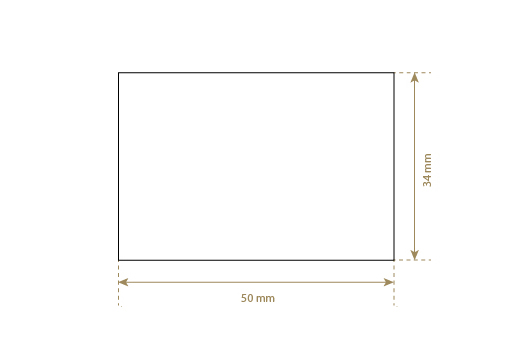 Etiqueta de cuero sintético Model EP-M166