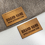 Etiquetas de cuero natural - EP-M33