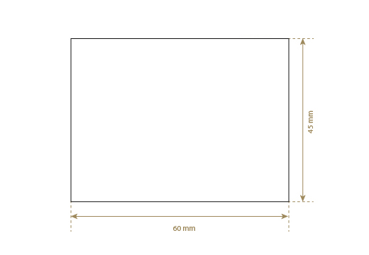 Etiqueta de cuero natural Model EP-M48