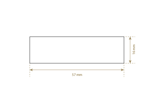 Etiqueta de cuero natural Model EP-M67