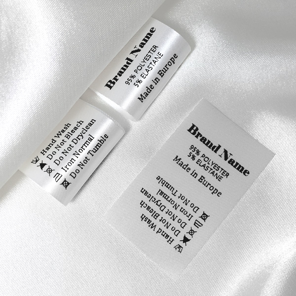 Etiqueta de composición Modelo TL-M29 de cuidado textil BestLabels™ España