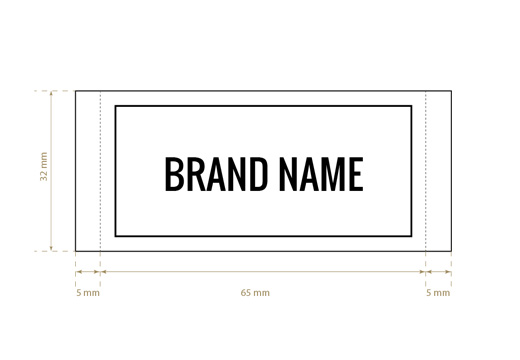 Etiquetas tejidas Eager Style Model WL-M80