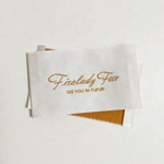 Etiqueta textil tejida Lucid Style Model WL-M81